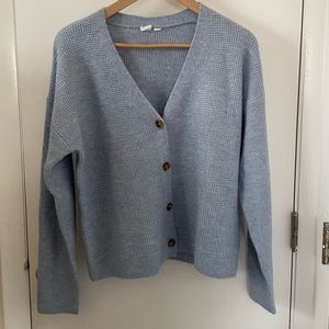 GAP powder blue cardigan
